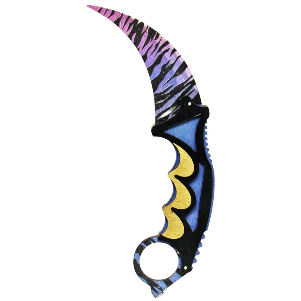 Ніж дерев'яний сувенірний "SO-2 КЕРАМБІТ YEAR of The TIGER, РІК ТИГРУ" SO2CARYT, фото 1