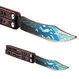 Ніж дерев'яний сувенірний "SO-2 Метелик COLD FLAME" SO2BAL-C, фото 3