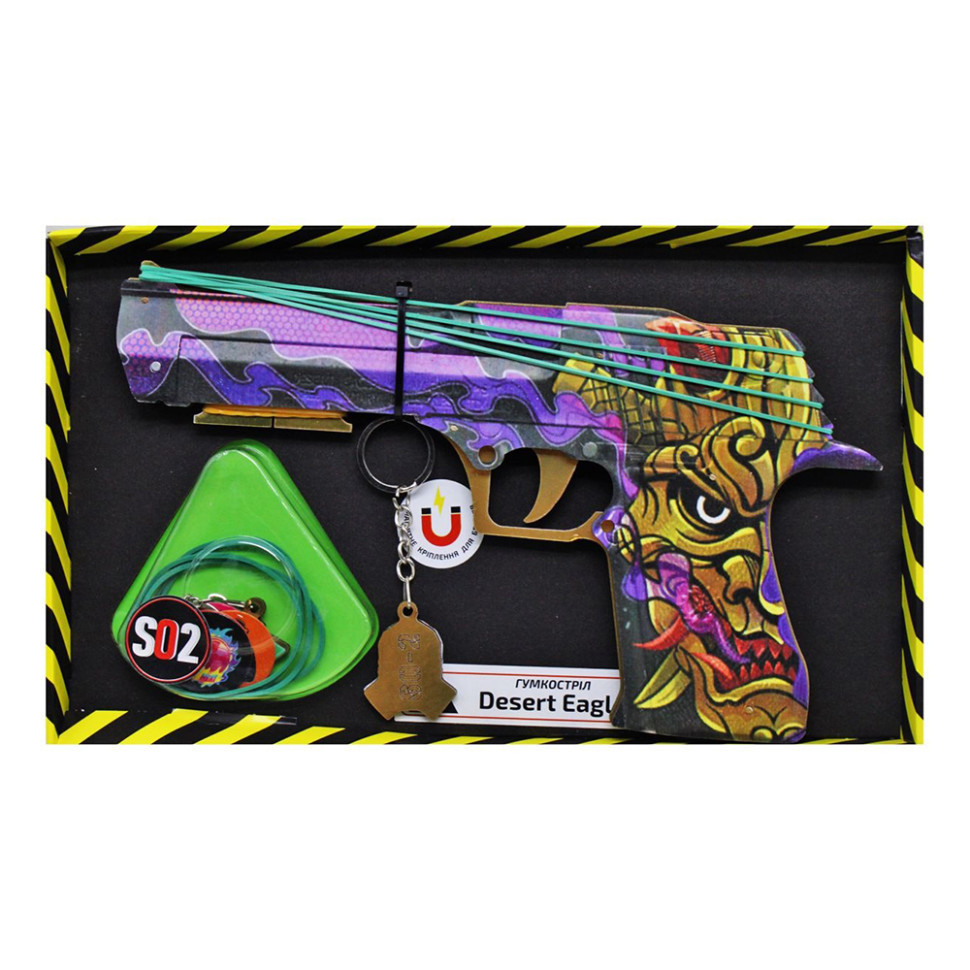 Зібрана модель Резинкостріл "DESERT EAGLE OROCHI" DE-O, фото 1