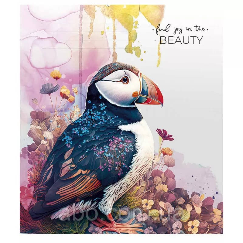 Зошит загальний "Beauty" 036-3268L-3 у лінію, 36 аркушів, фото 1