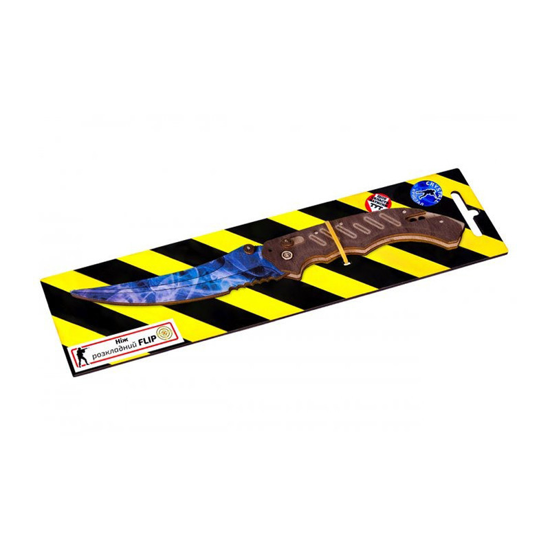 Ніж дерев'яний сувенірний "ФЛІП КРИСТАЛ" Сувенір-Декор FLI-C, фото 1