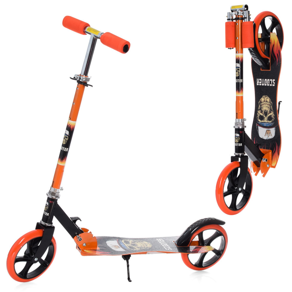 Самокат дитячий iTrike SR 2-050-1-OR складний, фото 1