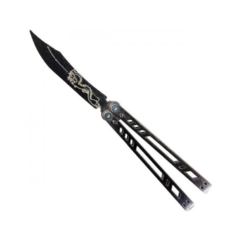 Сувенірний дерев'яний ніж "SO-2 МЕТЕЛИК CHROME" Сувенір-Декор SO2BALcr, фото 1