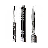 Сувенірний дерев'яний ніж "SO-2 МЕТЕЛИК CHROME" Сувенір-Декор SO2BALcr, фото 2