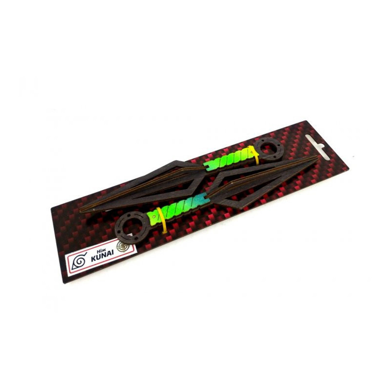 Набір ножів сувенірних дерев'яних "KUNAI" BLACK Сувенір-Декор KUN-B, фото 1