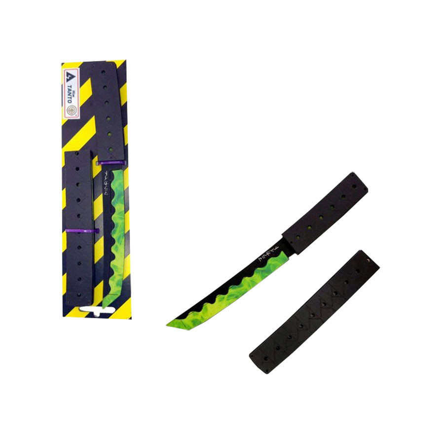 Сувенірний дерев'яний ніж "SO-2 TANTO МАЛАХІТ" Сувенір-Декор TAN-M, фото 1