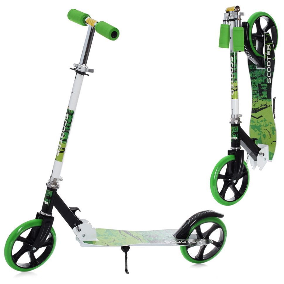 Самокат дитячий iTrike SR 2-050-1-WGR складний, фото 1