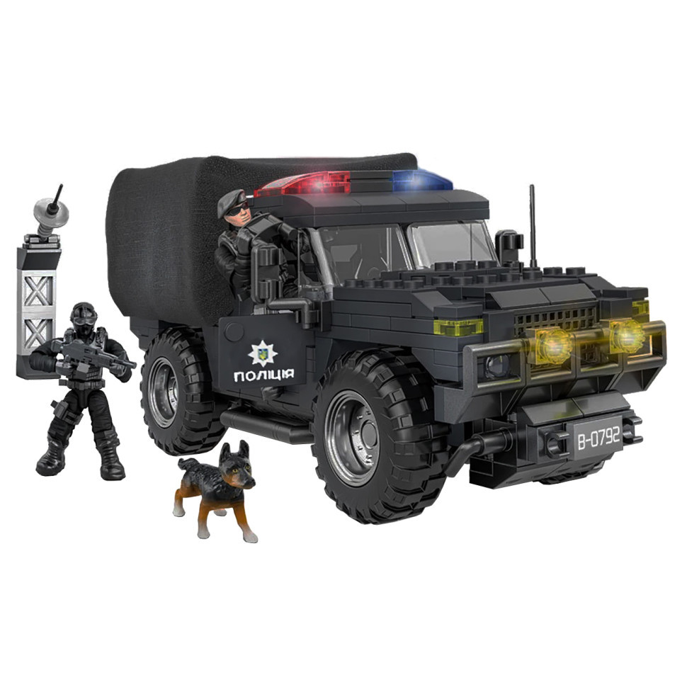 Конструктор "Спецпідрозділ Поліції" IBLOCK PL-921-353, 469 дет, фото 1