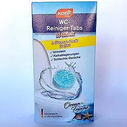 WC Reiniger Tabs Ocean Frische засіб для унітазу з ароматом океану 16 шт