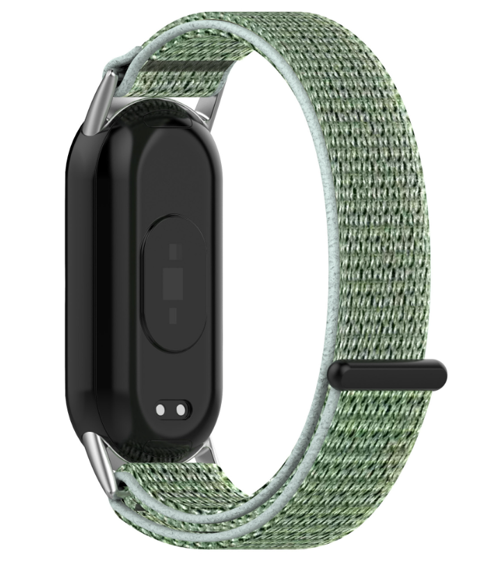 Ремінець для Xiaomi Mi Smart Band 8 | Nylon Sport Loop (018018) (light green)