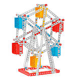 Металевий конструктор Колесо огляду ТехноК 7891TXK, 470 деталей, фото 2