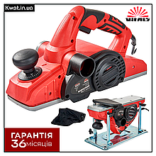 Рубанок електричний 1200 Вт Vitals Master Re 110312SKs 16000 об хв Ширина 110 мм Станина 110 мм
