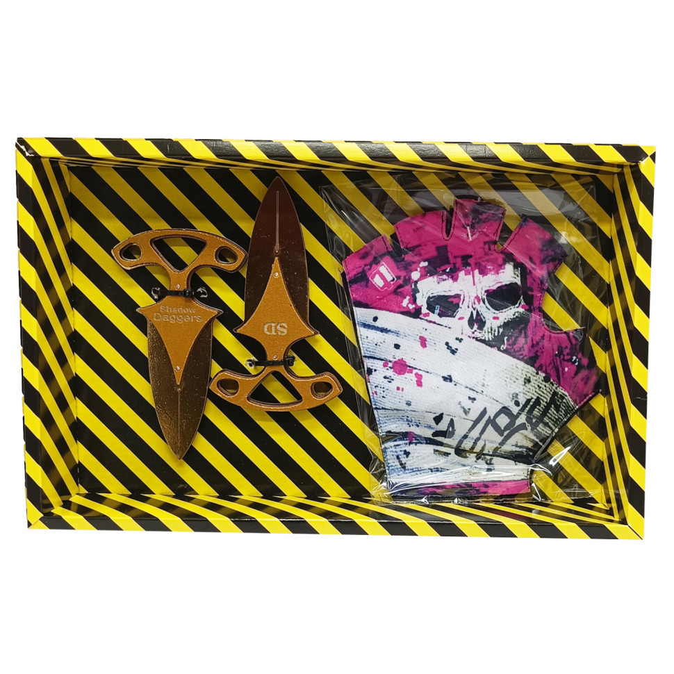 Сувенірні ножі дерев'яні набір BOX "GOLD Daggers" GDAG-B, фото 1