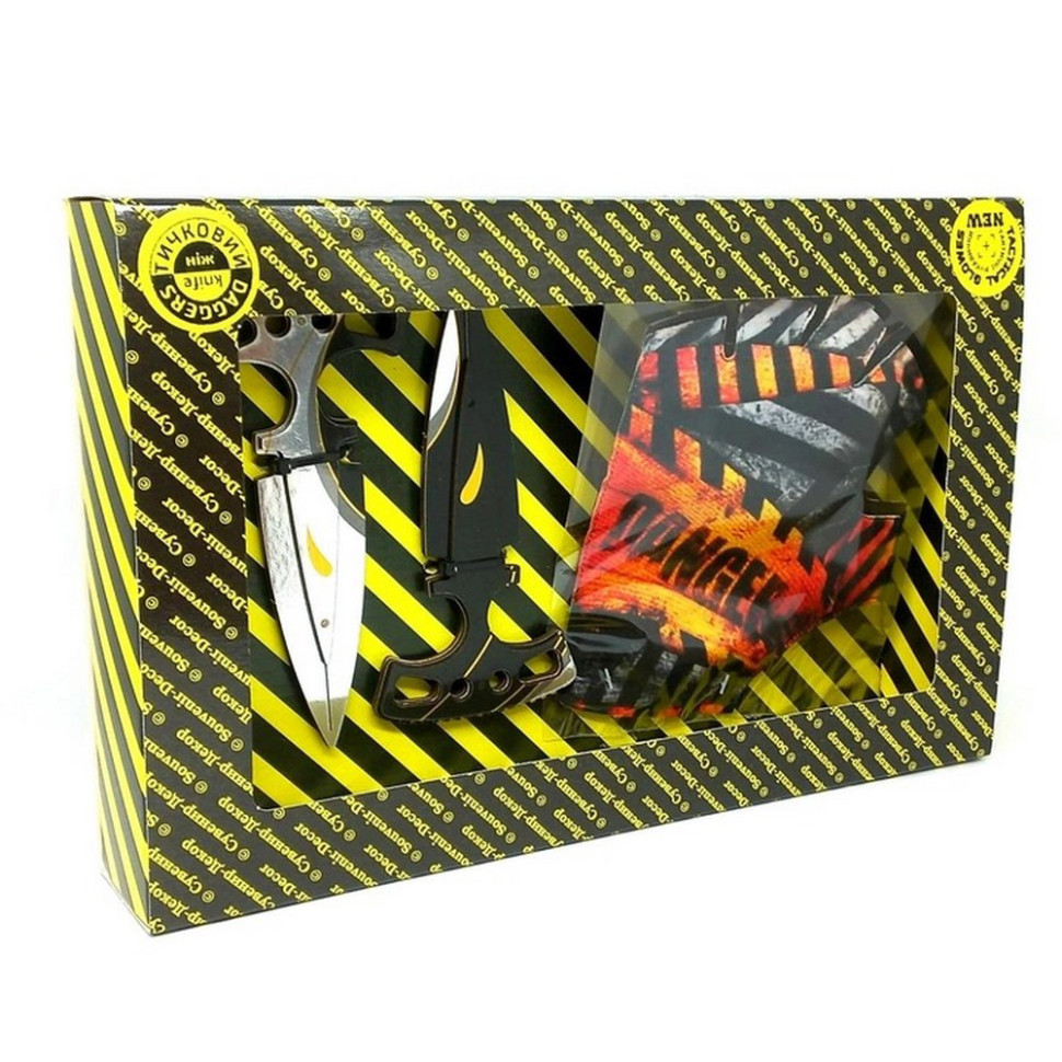 Сувенірні ножі дерев'яні набір BOX "HARMONY daggers" HDAG-B, фото 1