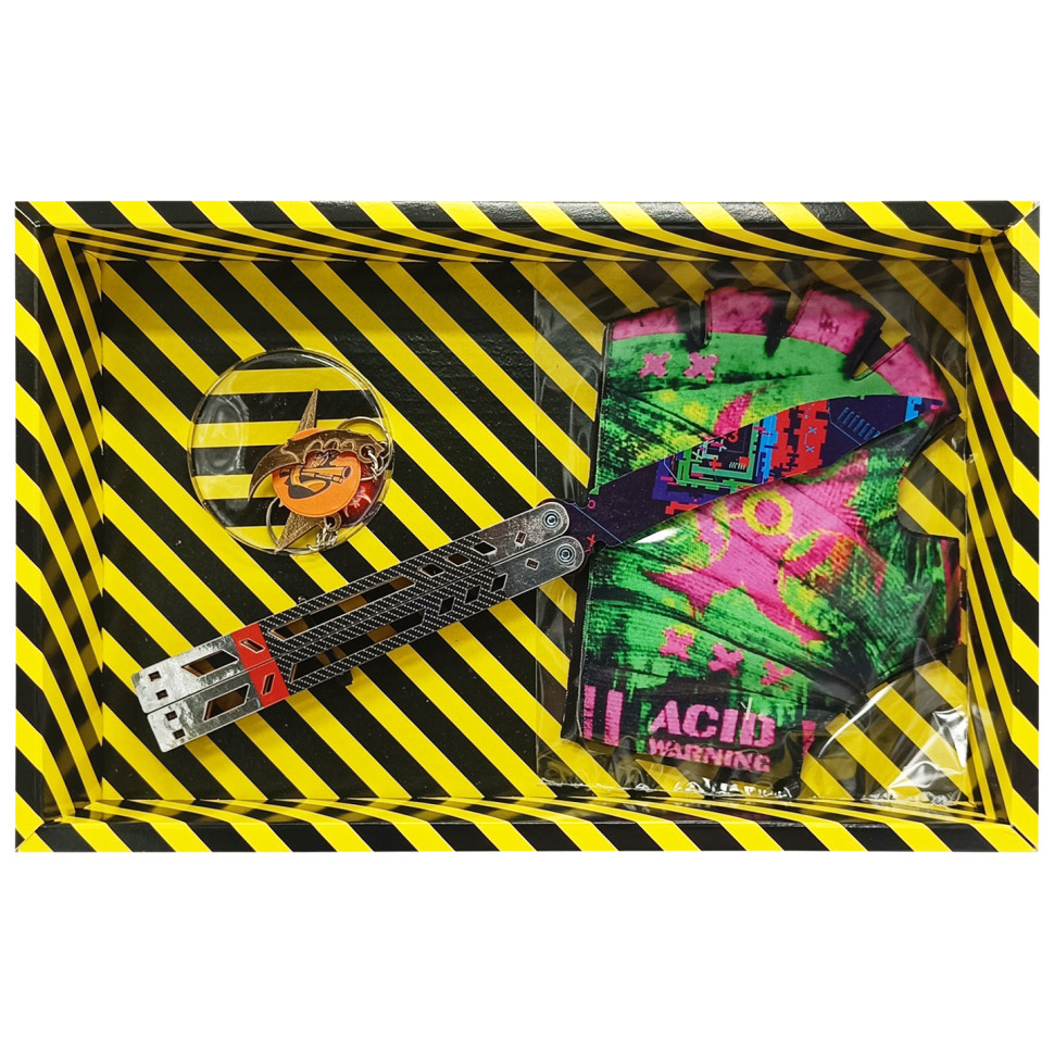 Сувенірні ножі дерев'яні набір BOX "Метелик ЗБІЙ" BALZ-B, фото 1