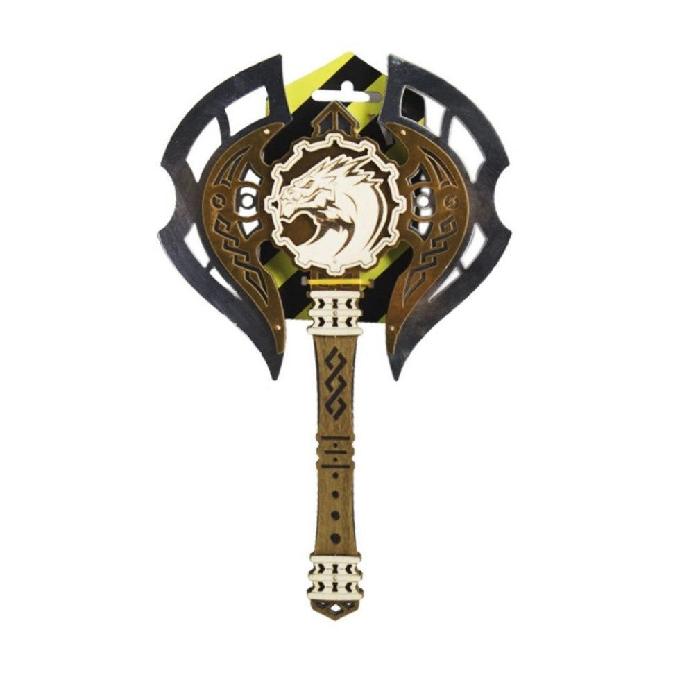 Сокира дерев'яна сувенірна "ДРАКОН" DRAGON, фото 1
