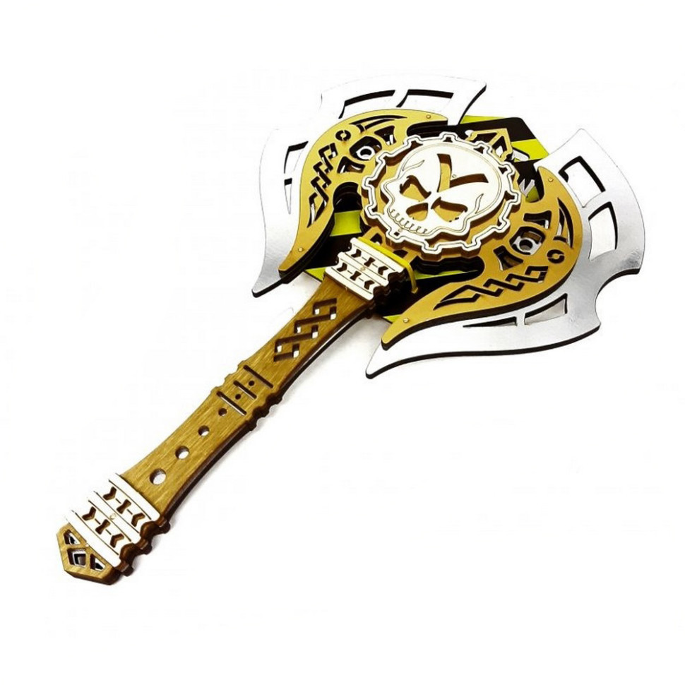 Сокира дерев'яна сувенірна "ЧЕРЕП" SCULL, фото 1