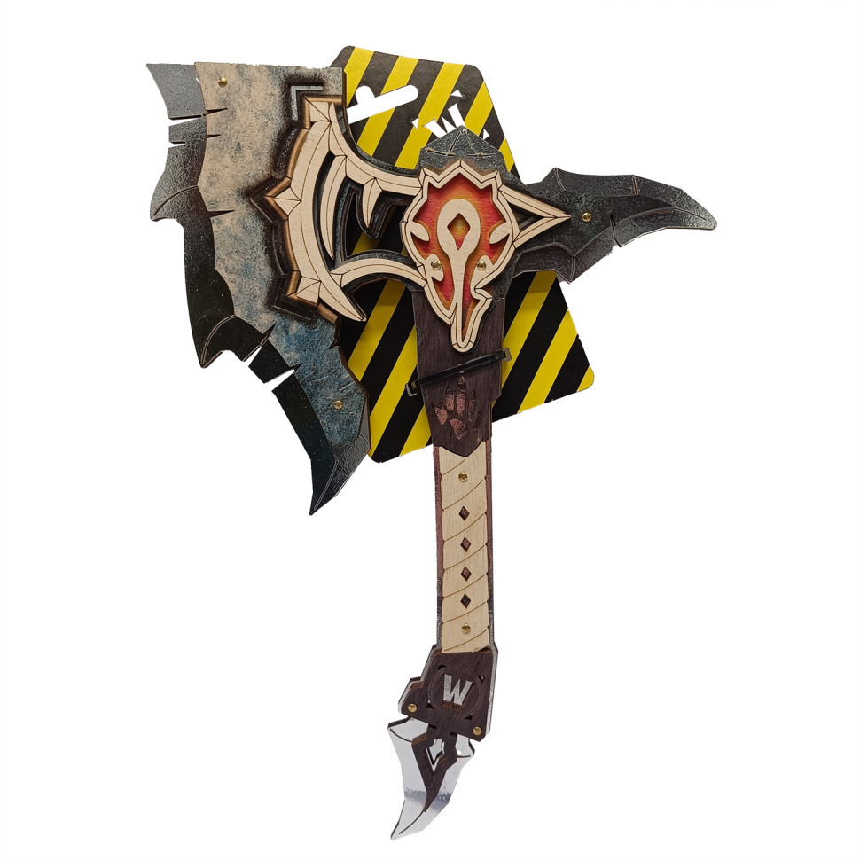 Сокира дерев'яна сувенірна "ОРКОВ CHROM-PRINT" ORK-CH, фото 1