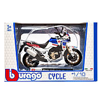 Дитяча модель Мотоцикла "Honda Africa Twin Adventure" Bburago 18-51030-3 масштаб 1:18