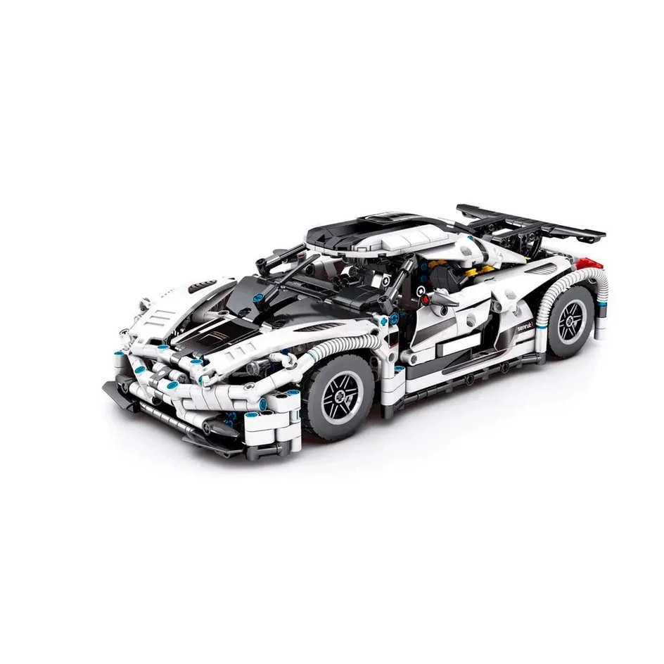 Дитячий конструктор "Гоночна машина" Bambi 8607 1275 деталей, фото 1