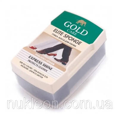 Популярний! Губка для взуття GoldCare Elite Sponge Блиск Безбарвна (8697704014048) - Краща якість тільки на Nukleon.com.ua, фото 1