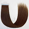 Натуральне Слов'янське Волосся на Стрічках 60 см 100 грам, Шоколад №03, фото 4