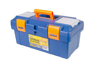 Скриня для інструментів  з пластиковими замками органайзери 17" 420х220х195 мм