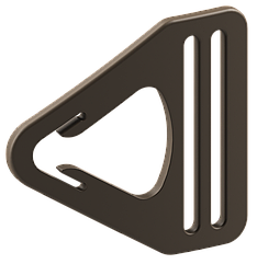 Застібка-пряжка трикутна з поліаміду TKb040 AMM койот (07.99.004.01.29)