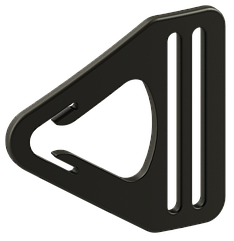 Застібка-пряжка трикутна з поліаміду TKb040 AMM олива (07.99.004.01.30)