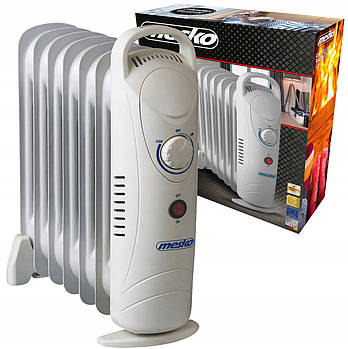 Масляний обігрівач Mesko MS 7806 — 1200 Вт, 11 секцій, термостат