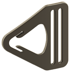 Застібка-пряжка трикутна з поліаміду TKb040 AMM койот піщаний (07.99.004.01.62)