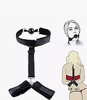 Набор для Бондажа Госпожа садо мазо черный Бандаж и фиксаторы BDSM эротические наборы для секса Фетиш XIS