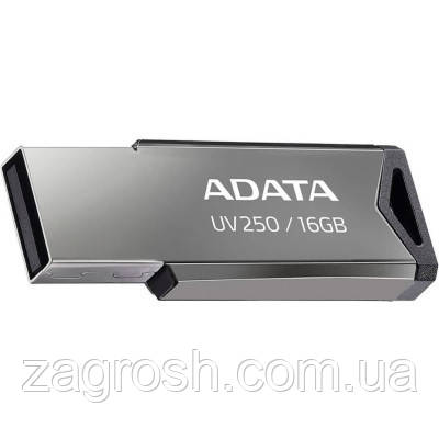 Promo Ціна! USB флеш накопичувач ADATA 16GB AUV 250 Silver USB 2.0 (AUV250-16G-RBK) - тільки на ZaGrosh.com.ua