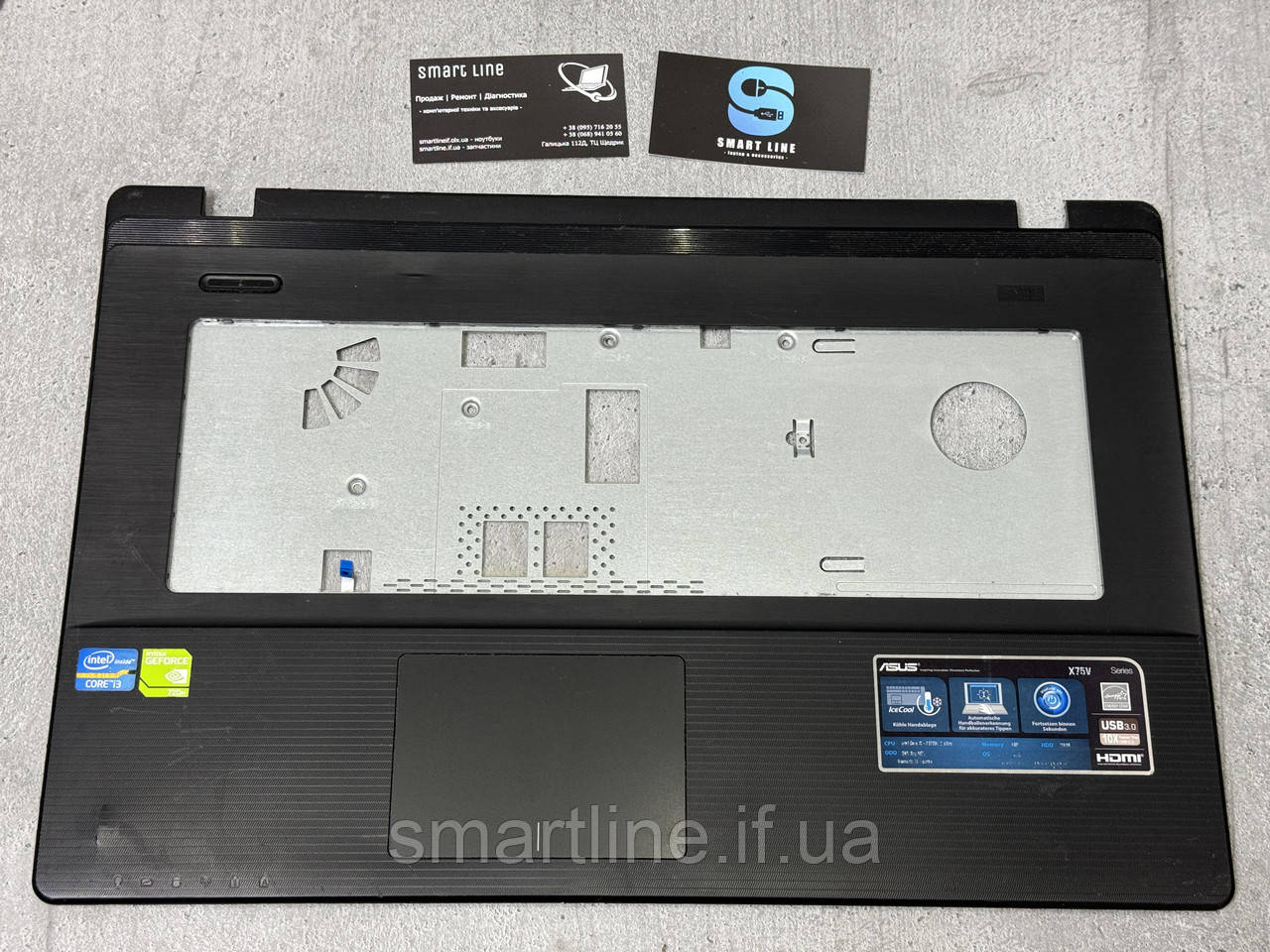 Верхня частина корпусу Топкейс Тачпад для ноутбука Asus X75 | K75 | X75A | X75V | 13GNDO1AP072-1