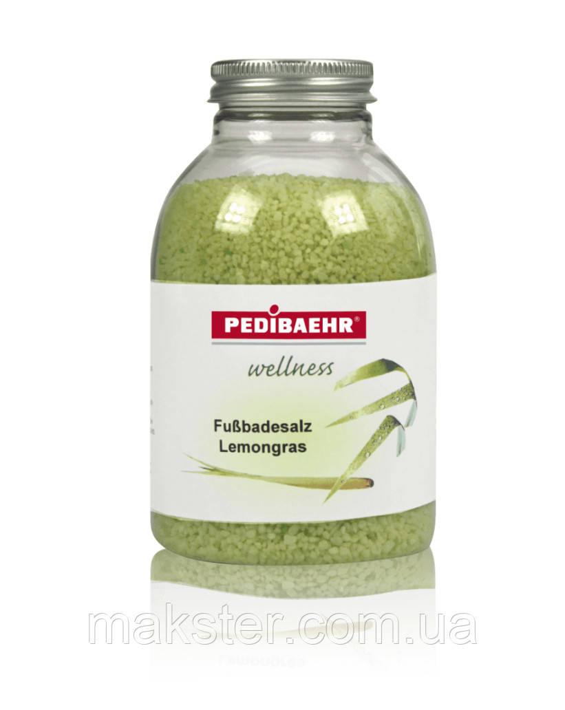 СІЛЬ ДЛЯ ВАННИ З ЕКСТРАКТОМ ЛИМОННОЇ ТРАВИ 575Г (FUSSBADESALZ LEMONGRAS) PEDIBAEHR