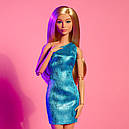 Лялька Барбі Блондинка в блакитному Barbie Looks #23 HRM15, фото 9