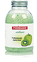СІЛЬ ДЛЯ ВАННИ З ЕКСТРАКТОМ ЯБЛОКУ І КИВІ 575 Г (FUSSBADESALZ APFEL KIWI) PEDIB
