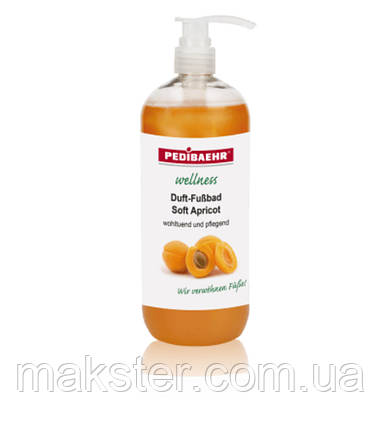 ФРУКТОВА ВАННА ДЛЯ НІГ З ЕКСТРАКТОМ АБРИКОСУ 1000 МЛ (WELLNESS FUSSBAD SOFT APRICOT) PEDIBAEHR, фото 1