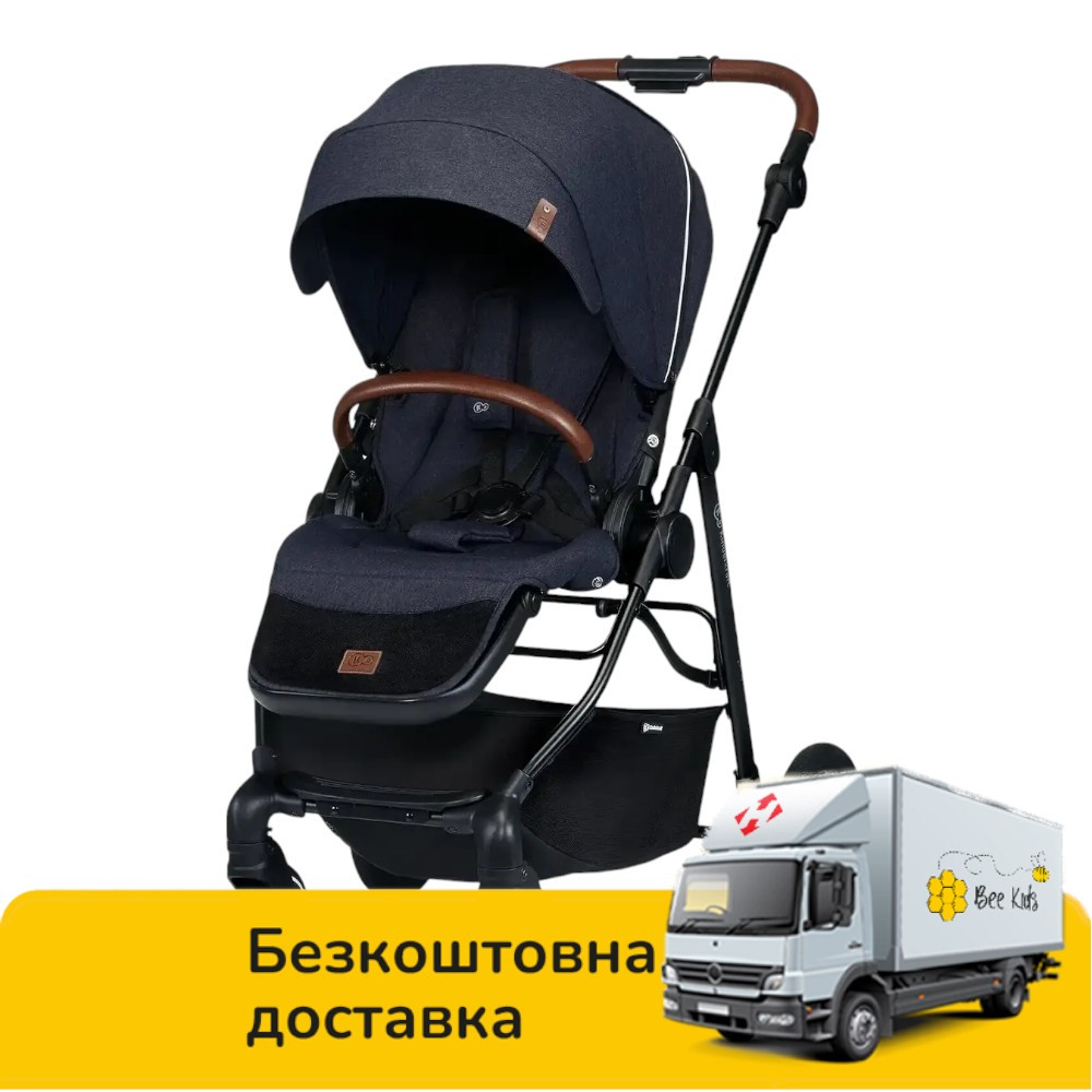 Коляска прогулянкова Kinderkraft All Road Imperial Blue Синя, фото 1