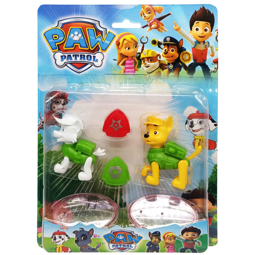Набір героїв Щенячий патруль "Гонщик і Зума" 62070B(Green) фігурки з аксесуарами, фото 1