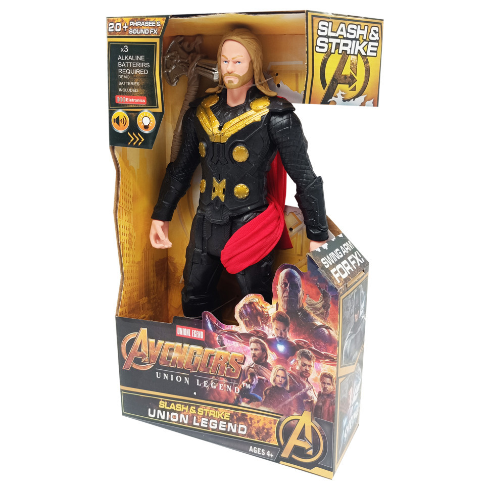 Фігурка героя "Thor" GO-818-01(Thor) 30 см, звук, світло, фото 1