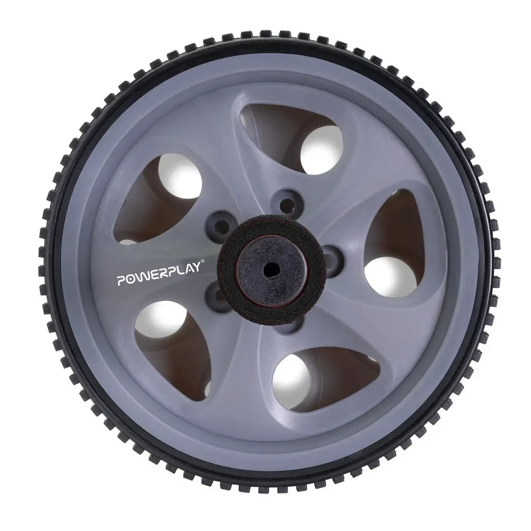 Колесо для преса PowerPlay PP-4345 Exercise Wheel (d16.5cm.) Сіре, фото 1
