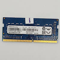 Оперативна пам'ять для ноутбука Ramaxel SODIMM DDR4 8Gb 2666MHz PC4-21300 1Rx8 CL19 (RMSA3260ME78HAF-2666) Б/В
