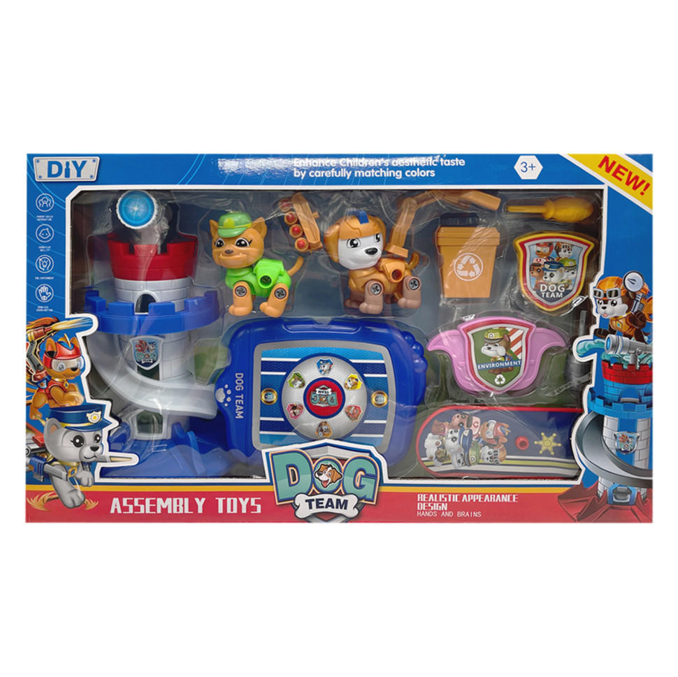 Ігровий набір "Щенячий патруль" База Bambi 627-19-1 фігурки з аксесуарами, фото 1