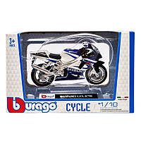Дитяча модель Мотоцикла "SUZUKI GSX-R750" Bburago 18-51030-1 масштаб 1:18