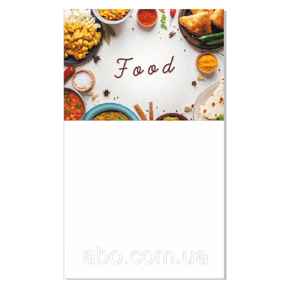Блокнот на магніті Food "Їжа" Kt30072106, 30 аркушів, фото 1