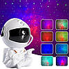 Проєктор зоряного неба. Світильник Астронавт сидячий Mini з пультом, фото 9