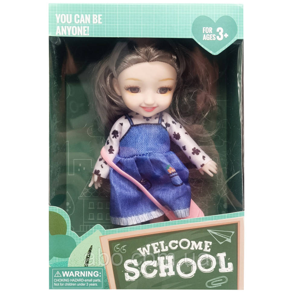 Дитяча лялька "Welcome School" YL605-62 -1 з сумочкою, фото 1