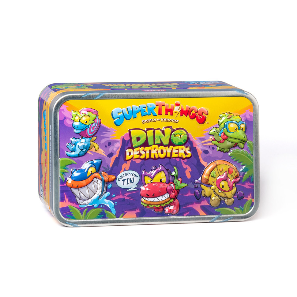 Ігровий набір фігурок "Діно Руйнівники" SuperThings PSTSD48TIN60, 5 ексклюзивних фігурок, фото 1