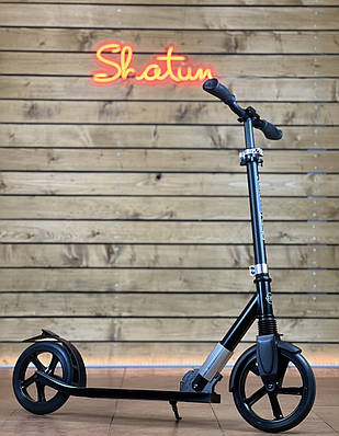 Двоколісний самокат міський Best Scooter 41629 чорно-сірий